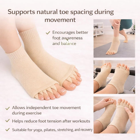 Soxbae 1 Orthopedic Foot Alignment Socks with Toe Separators for Men & Women | Helps Relieve Bunion & Plantar Fasciitis