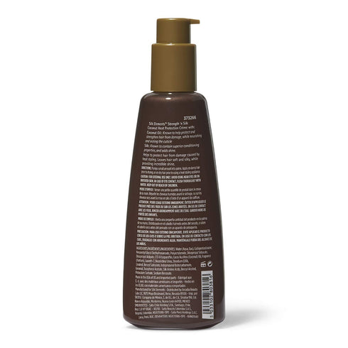 Silk Elements Heat Protection Creme, AntiFrizz, Smoothing, Coconut Oil and Silk for Relaxed or Natural Hair