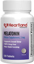 Melatonin 5mg Dietary Supplement Tablet, 120 Count, Drug Free Sleep Aid for Adults, Non-Habit Forming