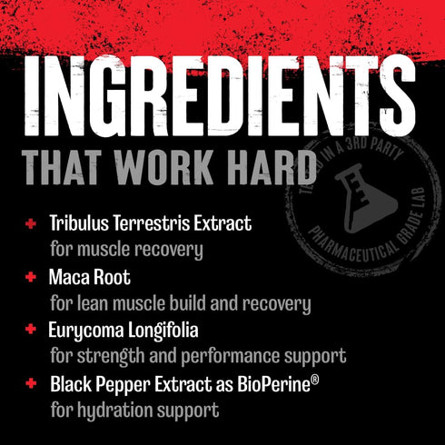 Animal Stak Complete Natural Hormone Booster Supplement, 1 Month Cycle, with Tribulus and Estrogen Blockers