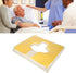Luqeeg T Shaped Bedsore Pad for Elderly, Triangular Slope Design, Gel Memory Foam Cushion with Mesh Cloth, Non Slip