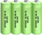 JINTION Rechargeable AA Batteries, 2000mAh High Capacity 1.2V NiMH Low Self Discharge, Pack of 4