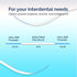 Proxysoft Dental Floss for Bridges and Implants - 6 Packs with Extra-Thick Proxy Brush for Optimal Hygiene