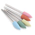 Nail Drill Bits Set, 5pcs Rubber Nail Drill Bits - Manicure Pedicure Tool for Processing and Polishing Nails