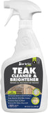 STAR BRITE Teak Cleaner & Brightener Gel Spray, 32 OZ, Vertical Surface Stick Formula