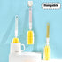 INVODA 4PCS Bottle Brush, Long Handle Cup Cleaner Brush Sponge, Detachable Handle for Baby Bottle Dishwashing
