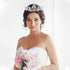 Lurrose Star Shaped Rhinestone Crowns, Bridal Tiaras Headpiece for Wedding Ceremony Party