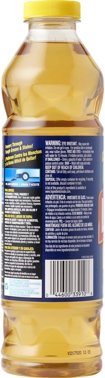 Lestoil 28 Heavy Duty Multi-Purpose Cleaner, No Scent Grease and Stain Remover ounce Liquid