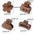 Small Claw Clips for Thin/Medium Thick Hair - 12Pcs 1.5 Inch Mini Matte Tiny Jaw Clips for Women Girls