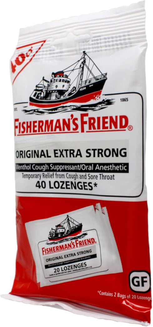 Fisherman's Friend Original Extra Strong, 2 Packs of 40 Count
