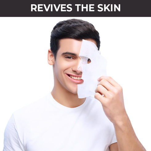 Nykaa Naturals Skin Secrets Bubble Sheet Mask: Hydrating Exfoliating Face Mask for All Skin Types - Black Mud and Aloe