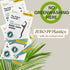 Floss Picks 6 Pack, 300 Pieces, Reusable Plant-Based Bamboo Tooth Picks for Adults and Kids, Dental Hygiene