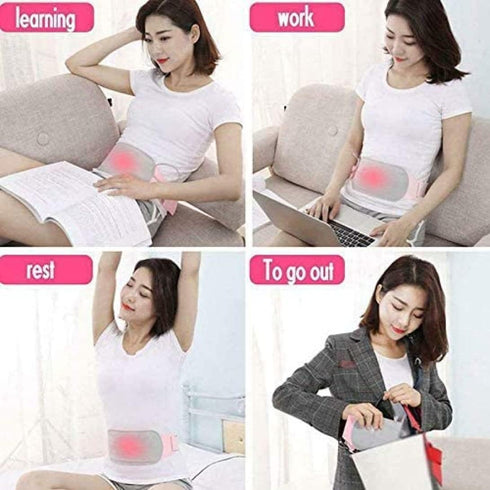 KUYYFDS Heat Pads Heating Belt Menstrual Cramps Period Rechargeable Warming Belt Electric Heating Pad for Women