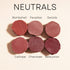 Honeybee Gardens Truly Natural Long Lasting Lipstick, San Francisco, Pink and Peach, Vegan, 0.11 oz
