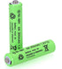 12 Packs 1.2V AA 300mAh Ni-MH Rechargeable Batteries for Solar Lights (AA Size)