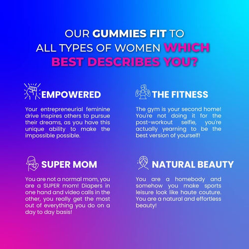 Multivitamin for Women - 60 Gummies, Natural Fruit Flavor, Gluten Free & Non-GMO