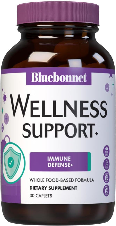 Bluebonnet Nutrition Targeted Choice Immune Defense Whole Food-Based Formula, Seasonal Support, 30 Caplets