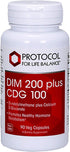 PROTOCOL FOR LIFE BALANCE DIM 200 plus CDG 100, 90 Veg Capsules, Promotes Hormone Metabolism & Liver Detox