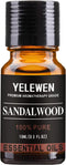 Sandalwood Essential Oils Pure Organic & Aromatherapy Grade Scented Oils 10ml for Diffuser & Relaxation
