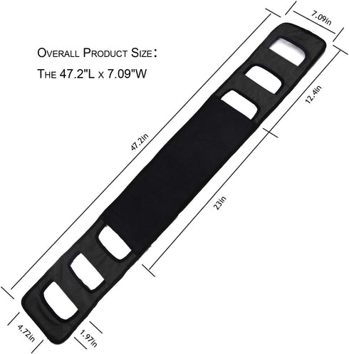Transfer Board Patient Lift Gait Belt Transfer Sling for Handicap Bariatric Patient Care Safety Mobility Aids