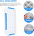 Portable Weekly Pill Organizer - Divided Plastic Case for Easy Tablet Storage