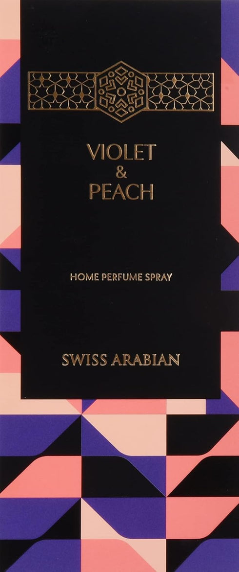 SWISS ARABIAN Violet and Peach Air Freshener, 10.14 Oz Luxury Room Spray from Dubai for Lasting Home Fragrance