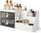 Makeup Organizer with Clear Drawers, Large Capacity Plastic Skincare Organizer for Vanity and Countertop, Gray Drawer