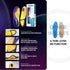 VALSOLE Plantar Fasciitis Insoles for Men Women, Heavy Duty Support Orthotics for Flat Feet, Arch Pain, Heel Pain Relief
