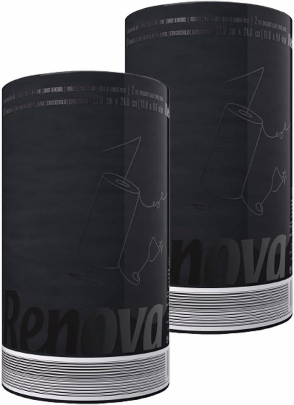 Renova Paper Towel Jumbo Roll Set - 2 Rolls, 2 Ply, 120
