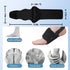 Arch Support Brace, Pair of Sleeves for Plantar Fasciitis Relief, Adjustable Compression Bands with Gel Pads