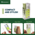 2-Piece Refillable Floss Pick Dispenser with 20 Floss Picks - Perfect Holder for a Fresh Smile (DoublePack, Evergreen)