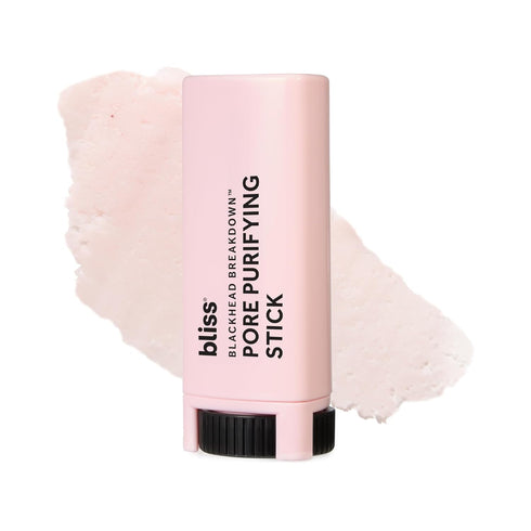 Bliss Blackhead Breakdown, Blackhead Purifying Stick with Pink Clay & Salicylic Acid for Pore Clogging Debris