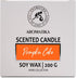 Scented Candle Pumpkin Cake, 6.8 Oz Soy Wax Aromatherapy Candle, Relax Scent, Glass Gift