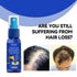 Ginger Hair Growth Spray | Promotes Thicker, Longer Hair with Ginger Extract for Scalp Moisturization and Regrowth
