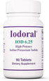 Iodoral 6.25 mg – Iodine Supplements for Thyroid Support, 90 Tablets, High Potency Potassium Iodide