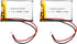 Octelect 2PCS 3.7V 1200mAh 603449 Lipo Battery Pack with JST Connector, Rechargeable Lithium Polymer Ion