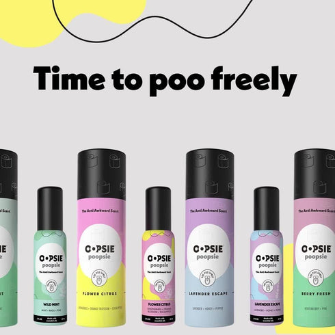 Pre GO Toilet Spray, Discreet & Portable Original Odor Deodorizer, 2 Oz Bottle, Mediterranean Sage