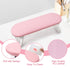 Subay Nail Arm Rest - Foldable PU Leather Manicure Hand Rest for Acrylic Nails, Nail Art Tool for Salon Use