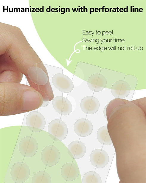 Pimple Patches for Face 66 Counts, 2 Sizes Thinner Edge Hydrocolloid Acne Patches for Invisible Zit Treatment