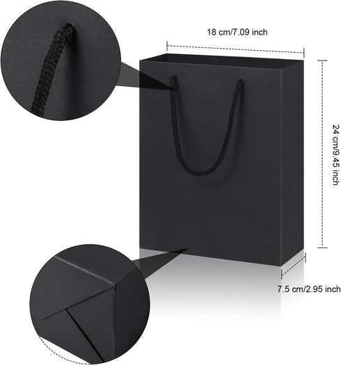 Zonon Back to School Gift Boxes with Lid and Ribbon - 9 x 7 x 3'' Luxury Gift Bags with Greeting Card Tissue Paper for