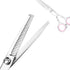 Professional Home Hair Cutting Kit, Quality Home Haircutting Scissors with Comb and Case (Pink)