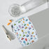 Skerhhux 7 Colorful Cartoon Cars Pill Case Travel Pill Organizer Weekly Day Portable with Zipper Medicine Box Pill Case
