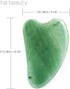 Large Gua Sha Heart Natural Jade Stone for Face, Lift, Decrease Puffiness and Tighten