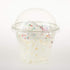 Golden Apple, 9oz-50 Sets Clear Plastic Cups with Clear Dome Lids, No Hole