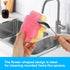LAUNDRYLUX 3 Pack Scrub Sponge, Dual-Sided Temperature-Responsive Scrubber - Non-Scratch - Multipurpose Dish Sponges