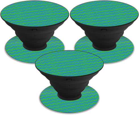 MightySkins 3 Pack Skin for PopSockets - Sharp Chevron | Unique Vinyl Decal Wrap Cover | Easy to Apply, Remove