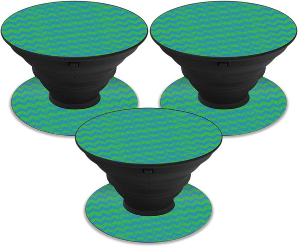MightySkins 3 Pack Skin for PopSockets - Sharp Chevron | Unique Vinyl Decal Wrap Cover | Easy to Apply, Remove