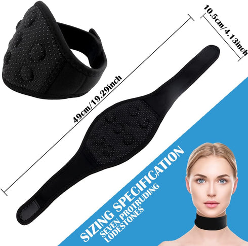 Magnetic Self Heating Pad, Thickened Magnetic Therapy Neck Strap for Pain Relief from Neck Arthritis and Migraines