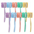Toothbrushes Kit Set, 10pcs Extra Soft Head Jumbo Manual Toothbrush with 10pcs Brush Cap Cover and 5pcs Wall Holder