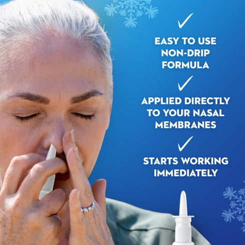 Mucinex Nasal Decongestant Spray, Sinus-Max Severe Nasal Congestion Relief, 0.75 Fl Oz (Pack of 4) - Fast Acting,